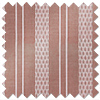 Form Striped, Evening Rose - Roller Blind